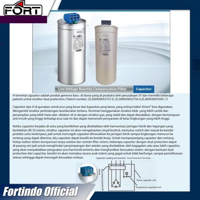 POWER CAPACITOR 10KVAR 440V TMPDSY-440-10-3 KAPASITOR BANK FORT