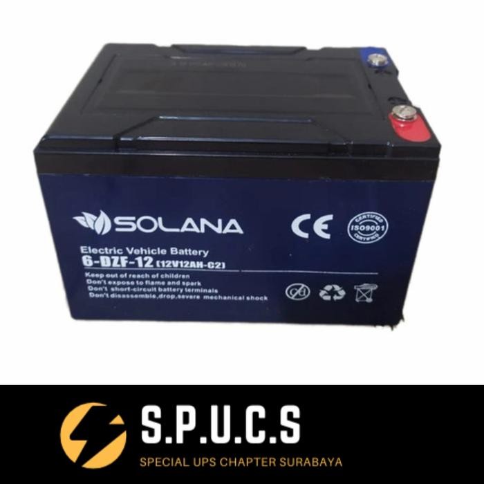 Diskon Aki SELIS/MOLIS 12V 12AH Deep Cycle VRLA Battery Sepeda Listrik & Motor - Shopee
