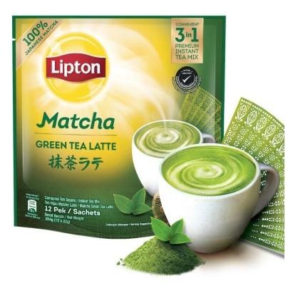 Lipton Matcha Green Tea Latte Matcha Isi 12 Sachet