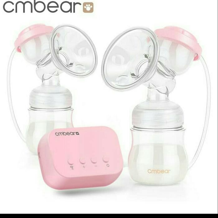 CMBEAR POMPA ASI ELEKTRIK GANDA BREAST PUMP 0921-PINK