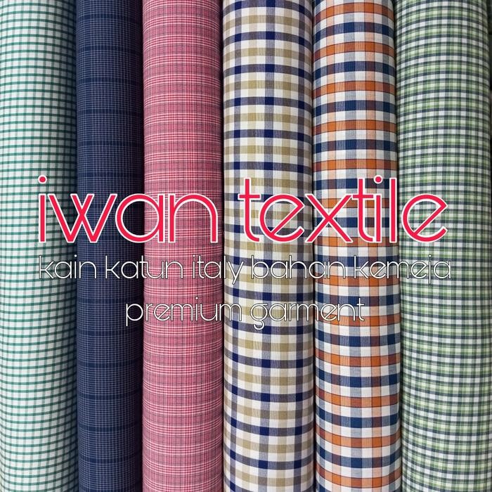 

Promo Kain Katun Kotak Kotak Bahan Baju Kemeja / Hem / Koko Pria / Atasan Wanita Yaded/Kardet Import