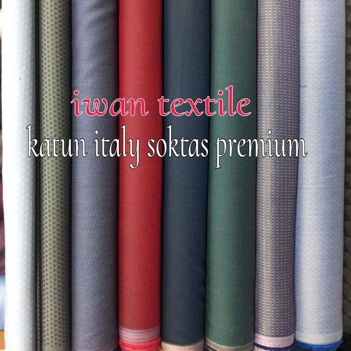 

Kain Bahan Kemeja Pria Premium Katun Italy Garment Import Quality