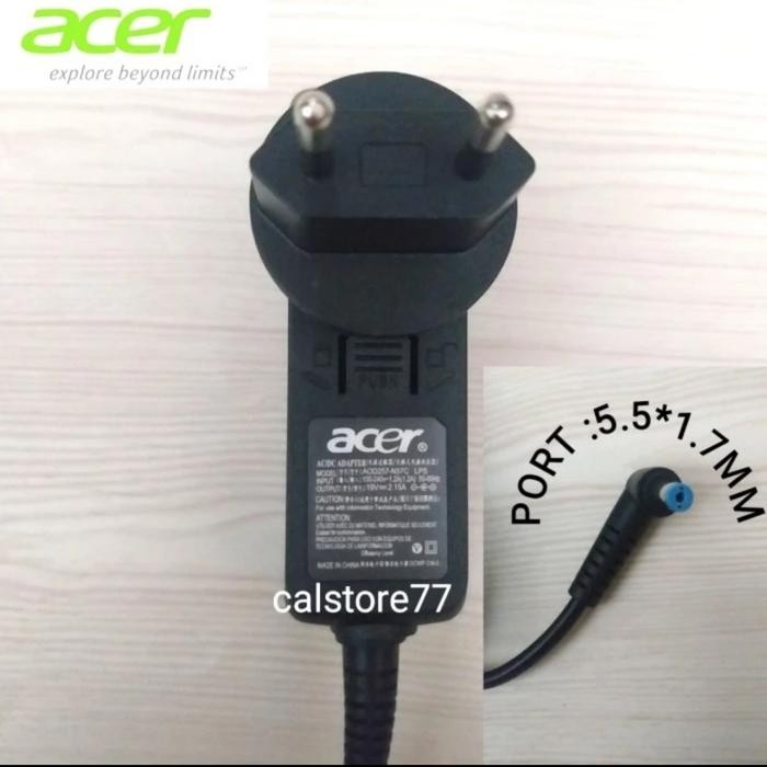 TERBARU CHARGERAN CASAN LAPTOP ACER ASPIRE ONE 19V-2.15A ORI TERMURAH