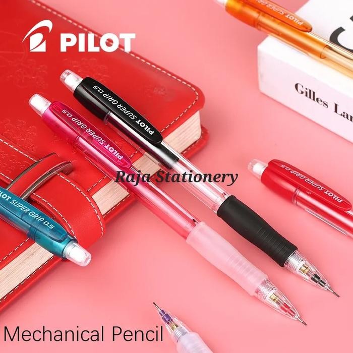 

New Pilot Super Grip Mechanical Pencil 0.5 / Pensil Mekanik 0.5mm Pilot H-185