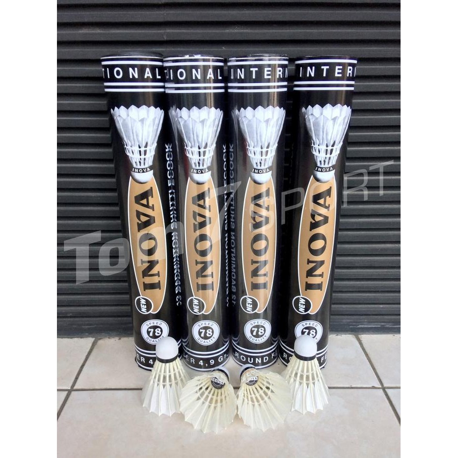 SHUTTLECOCK INOVA BLACK (PROFESSIONAL KOK KUALITAS IMPOR) BEST SELLER