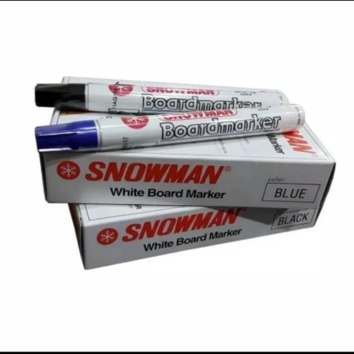 

New Spidol Snowman Whiteboard BG-12 Papan Tulis