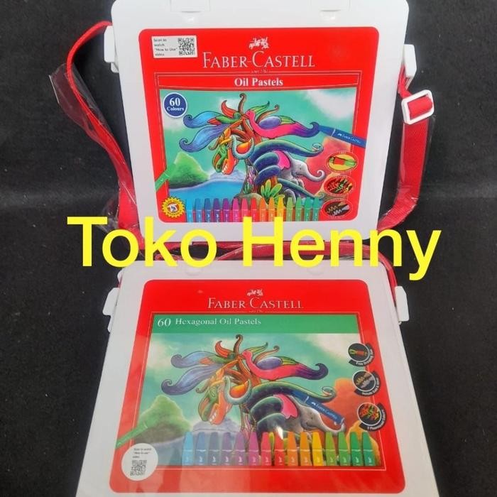 

Crayon Oil Pastels Faber Castell Isi 60 Warna - Alat Tulis - Stationery