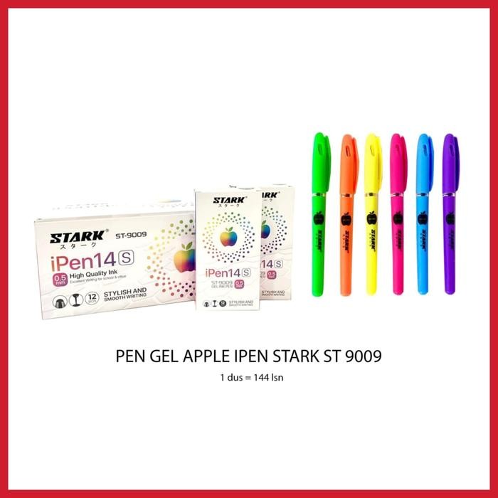

New PULPEN PEN GEL MURAH IPEN 14 PRO GEL PEN APPLE ( 12PCS )