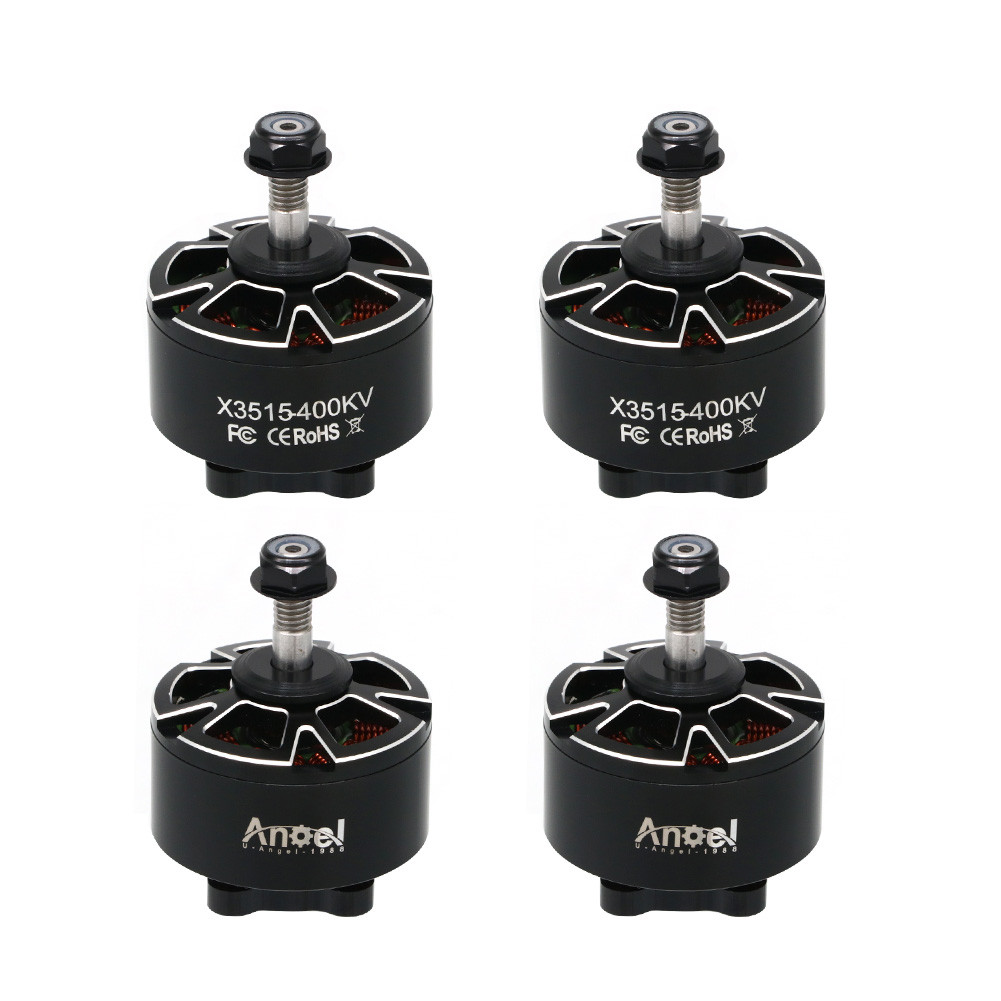 4pcs UAngel 3515 X3515 400kv 580kv 700kv Brushless Motor For Outrunner Multirotor Quadcopter More