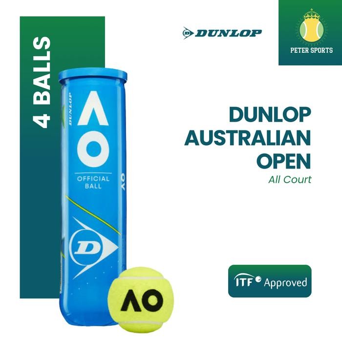 Bola Tenis Dunlop Ao Australian Open Isi 4