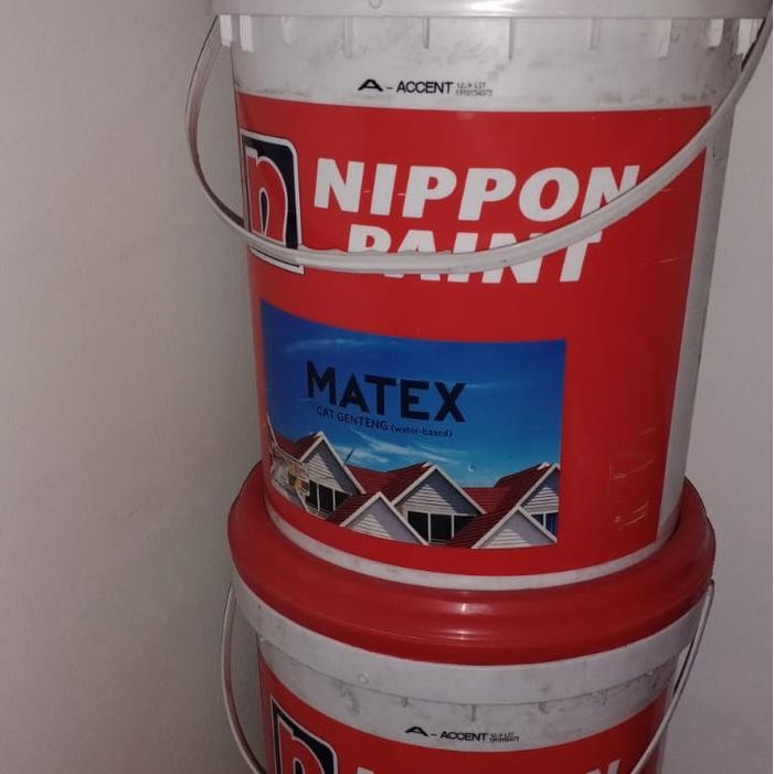 Cat Genteng Matex by Nippon Paint 15L Pail warna Black 140