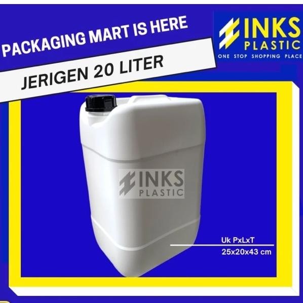JERIGEN 20 LITER PUTIH SUSU KODE 1171