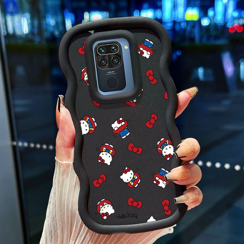 Casing Untuk Xiaomi Redmi Note 9 Pro Note 9s Case Casing anak kucing berbulu mata panjang Softcase C
