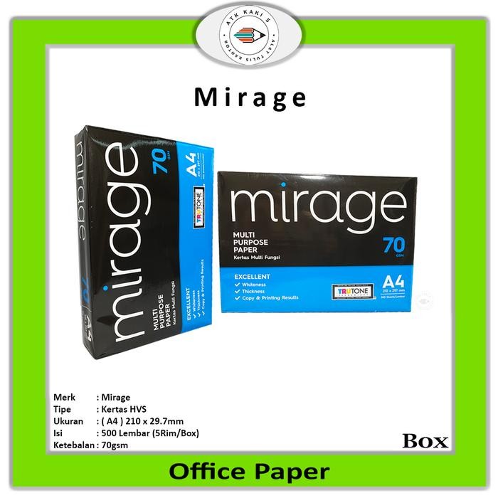 

HRG DISKON Mirage - Kertas Foto Copy HVS A4 70gsm - Box