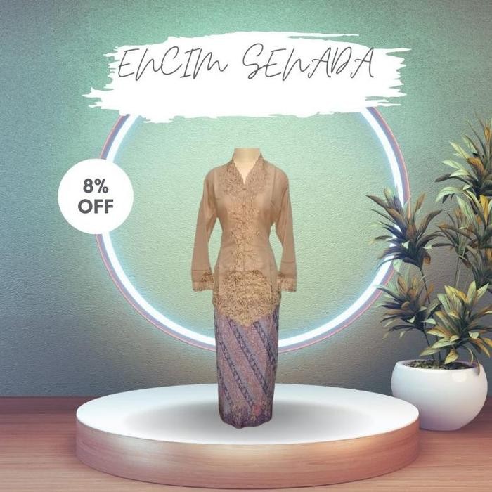 KEBAYA ENCIM MODERN/KEBAYA BAHAN KATUN