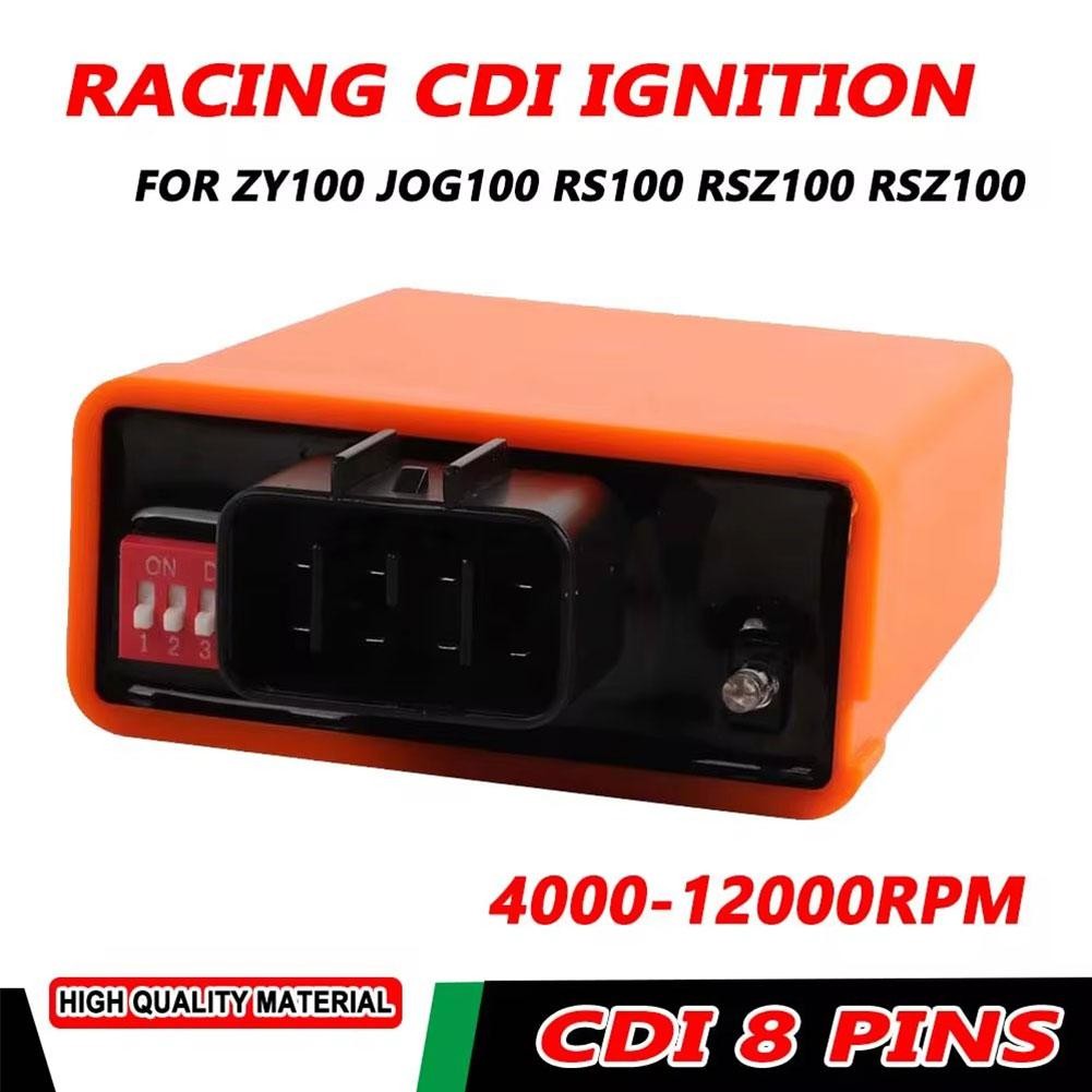 8 PIN CDI Racing Lgnition Scooter Moped 4000-12000RPM For Yamaha ZY100 JOG100 RS100 RSZ100 Scooter