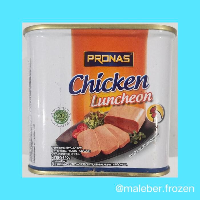 

Promo pronas chicken luncheon 340gr,Pronas Chicken Luncheon Daging Ayam Kaleng 340gr
