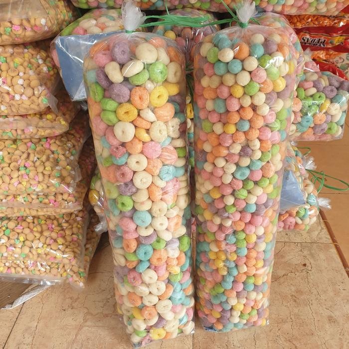 

Promo Donat Mini Warna Warni / Boba Warna Sabila 1 Bal