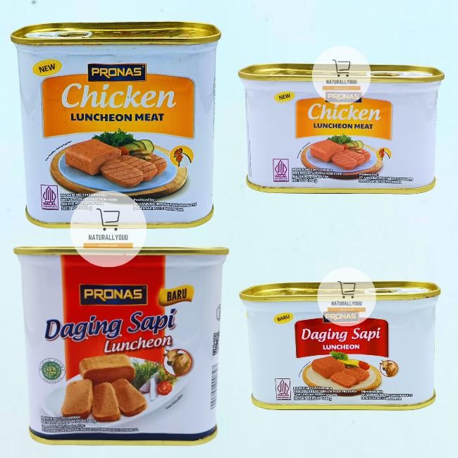 

Promo Pronas Luncheon Kaleng 340gr / 198gr Daging Ayam & Sapi