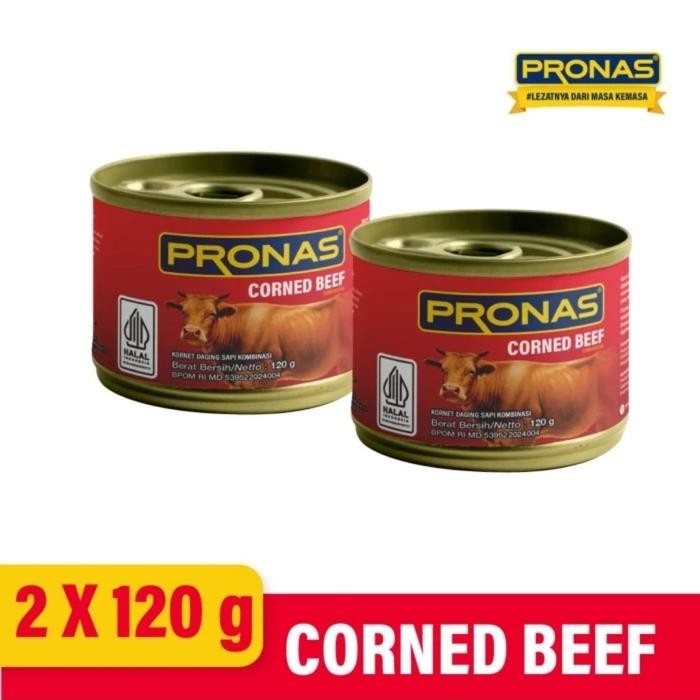 

Promo Pronas Kornet Sapi Reguler 120gr Bundle Isi 2 Kaleng