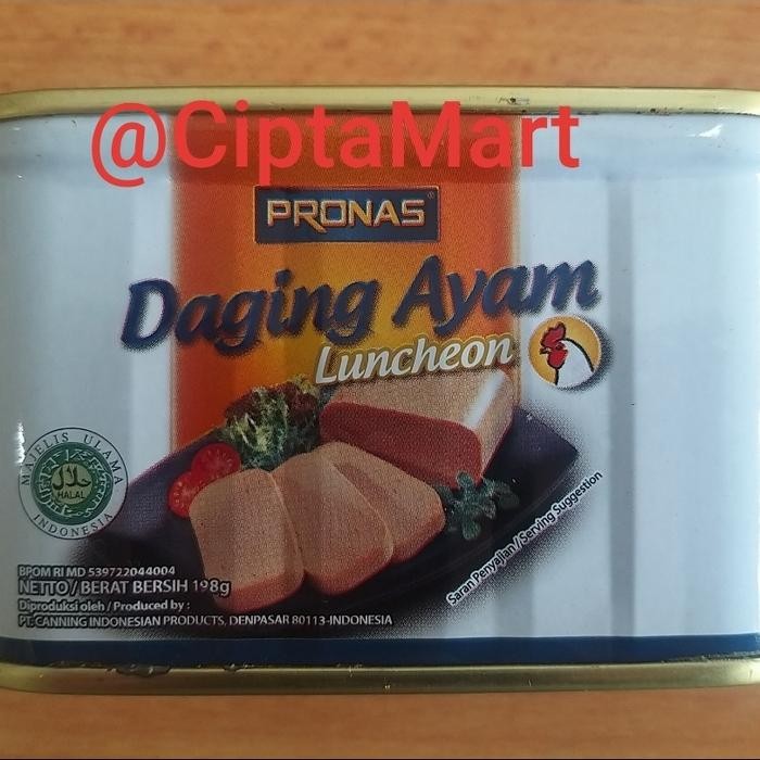 

Promo Chicken Luncheon Daging Ayam Kaleng 198gr