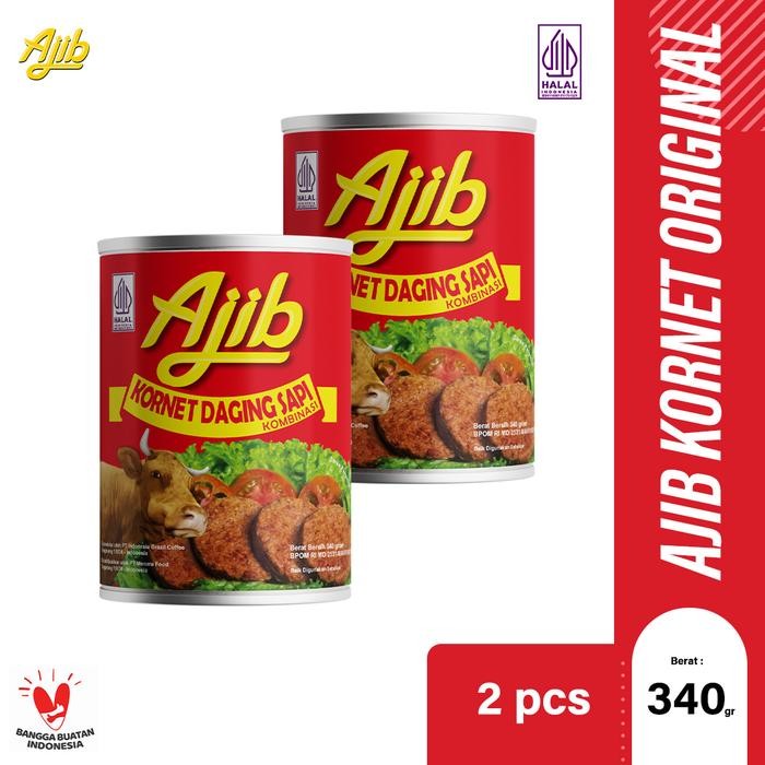 

Promo Ajib Kornet Daging Sapi Original 340gr Isi 2 Kaleng