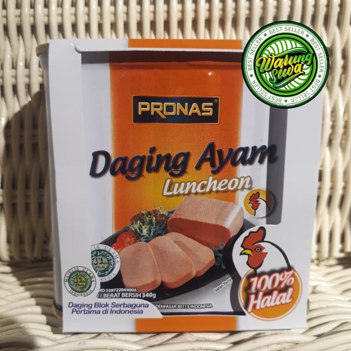 

Promo Pronas Chicken Luncheon Daging Ayam 340gr Kaleng