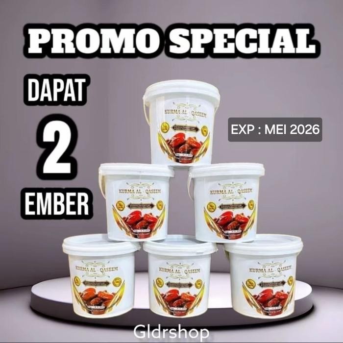 

Promo Kurma Al Qaseem 500gr Manis Tebal Fresh Packing Food Grade (Bonus Ember 2pcs)