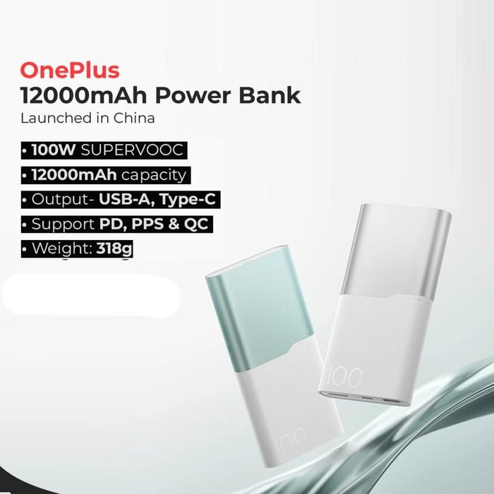 OPPO PowerBank 12000mAh 100W CCC SUPERVOOC Fast Charging Original 100%