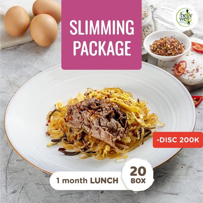 

Baru Bellywell Slimming 1 Month Lunch Low Calorie Catering Diet Harian