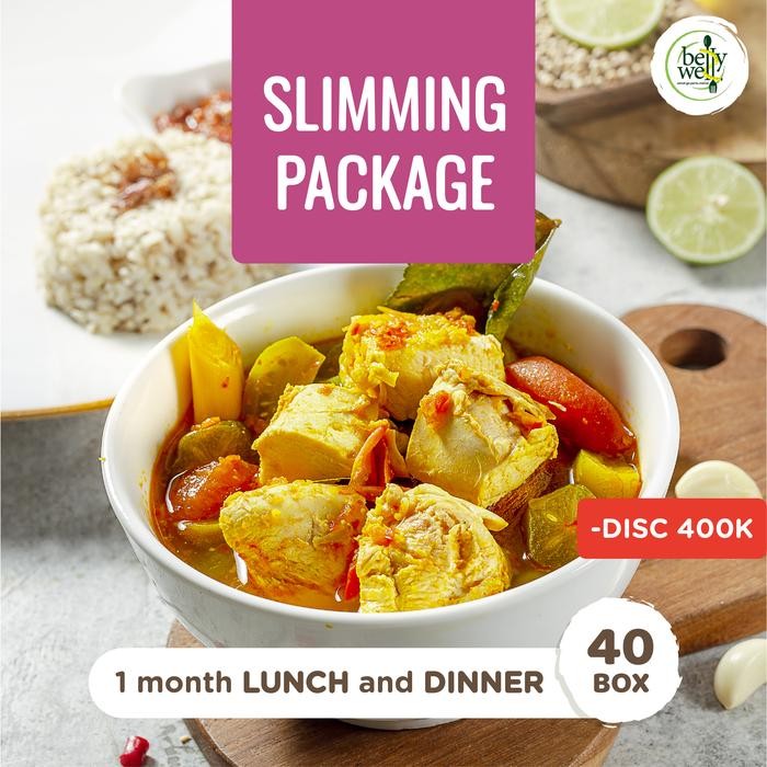 

Baru Bellywell Slimming 1 Month Lunch Dinner Low Calorie Catering Diet