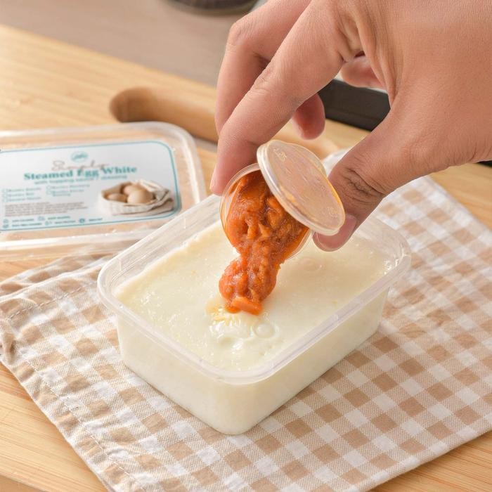 

Baru Simply Steamed Egg White With Topping Sauce - Sarapan Sehat