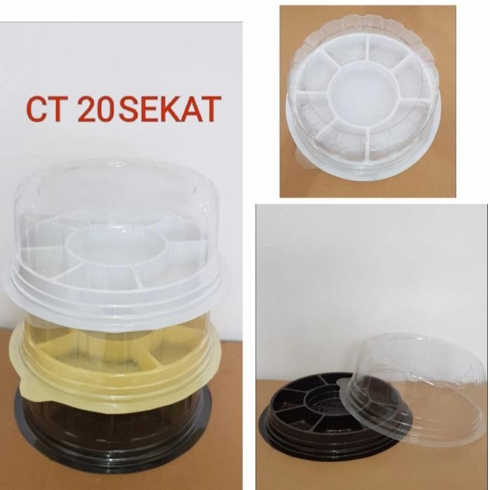 

Baru Mika Tumpeng CT20 Sekat - Plastik Tumpeng Box 10 pcs