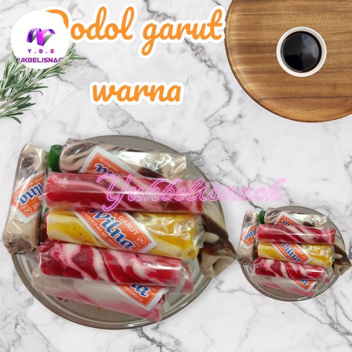 

Baru Dodol Garut Zebra 1kg - Oleh-oleh Khas Garut Warna-warni / Kiloan