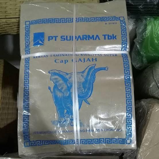 

Baru Kertas Nasi Gajah Biru 250 Lembar Pembungkus Nasi & Burger