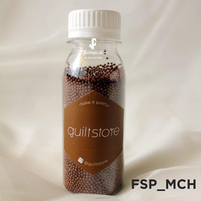 

Baru FSP_MCH Sprinkle Hiasan Kue Coklat Mini Nonpareil