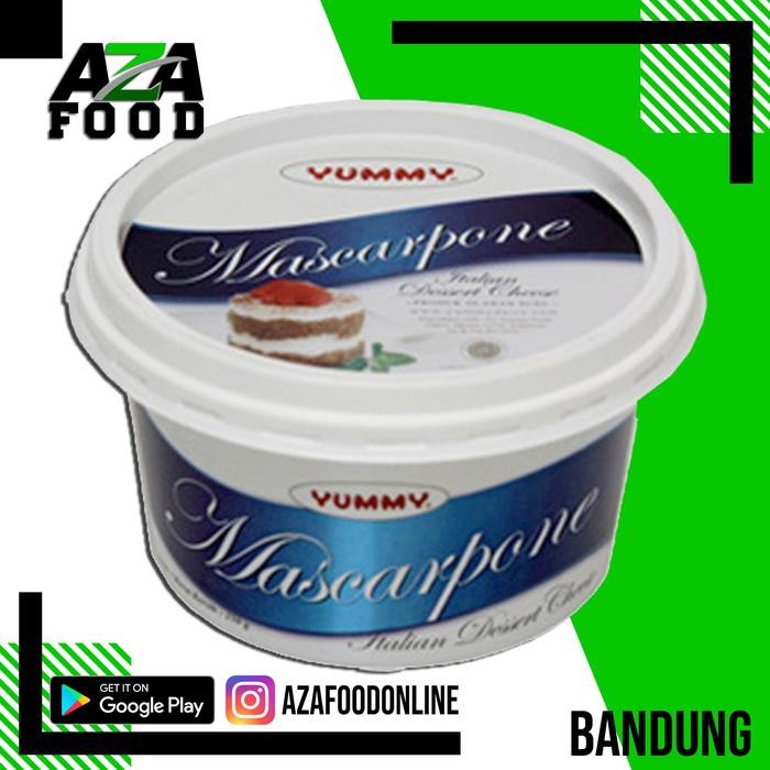 

Baru Yummy Cheese Mascarpone 250gr Dessert Lembut