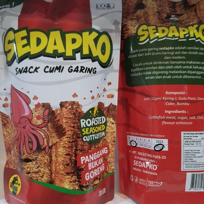

Baru Sedapko Snack Cumi Garing Roasted Seasoned