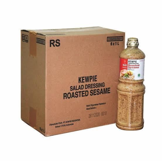 

Kewpie Roasted Sesame Wijen Sangrai 1 Liter Dus isi 6 botol