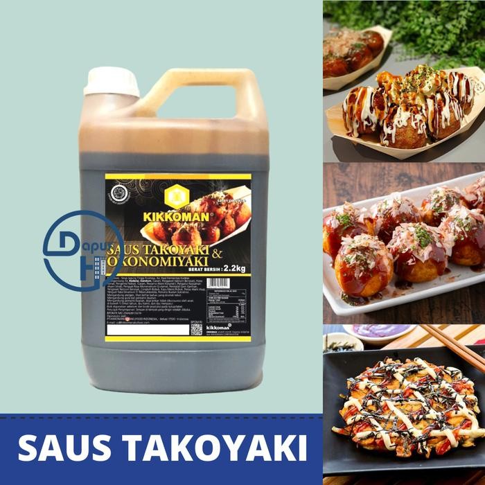 

KIKKOMAN Takoyaki & Okonomiyaki Sauce 2,2 Kg Halal /Okonomiyaki Sauce