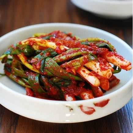 

Baru Kimchi Daun Bawang Pagimchi 500gr Halal Korea