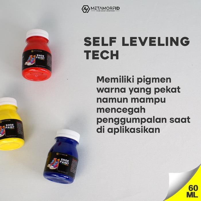 Cat Sepatu Kanvas/Suede/Nubuck Metamorfid Permanen Anti Luntur 60ml
