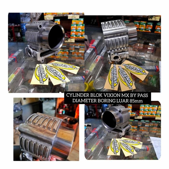 CYLINDER BLOK MX VIXION FFA BORING LUAR5 80 82 85 BY PASS - BOYRENK