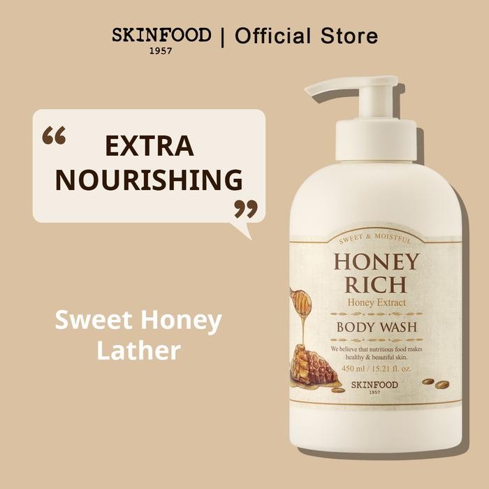 SKINFOOD - Honey Rich Body Wash