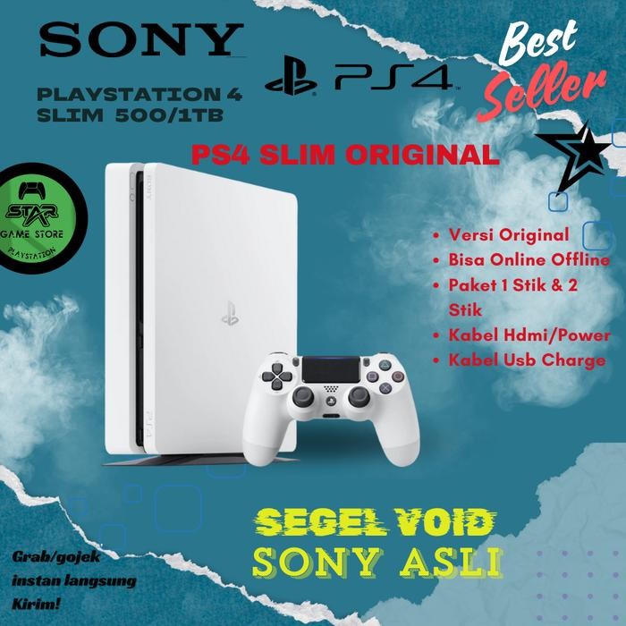 Sony Ps4 Slim Playstation 4 Slim 500-1Tb Original