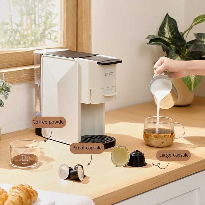 Mesin Kopi Espresso Semi Otomatis Cappucino Coffee Machine ZZUOM