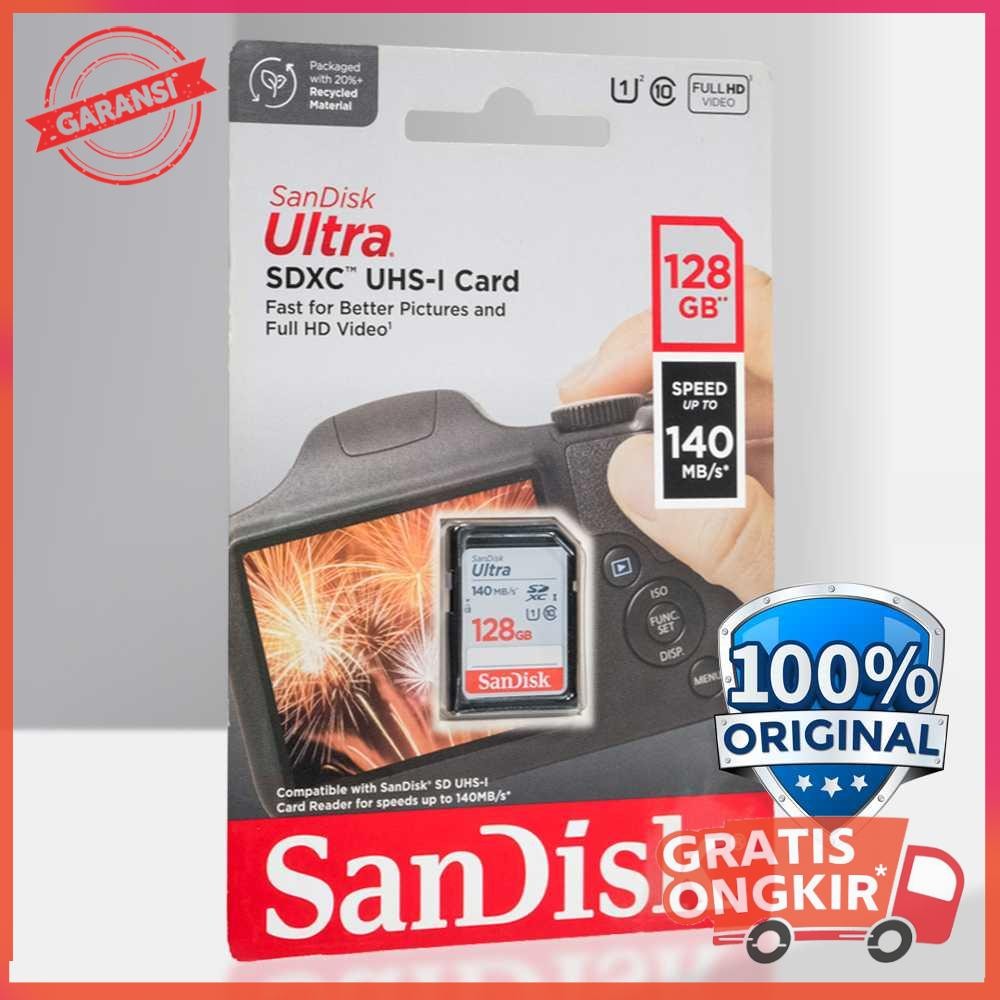 SD Card SanDisk Ultra SDXC UHS 128GB
