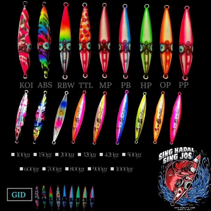 Metal Jig Kadal Jig Cumi 650 Gram