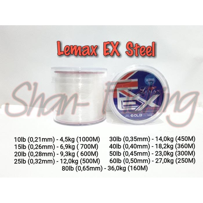 Senar Pancing Lemax Ex Steel