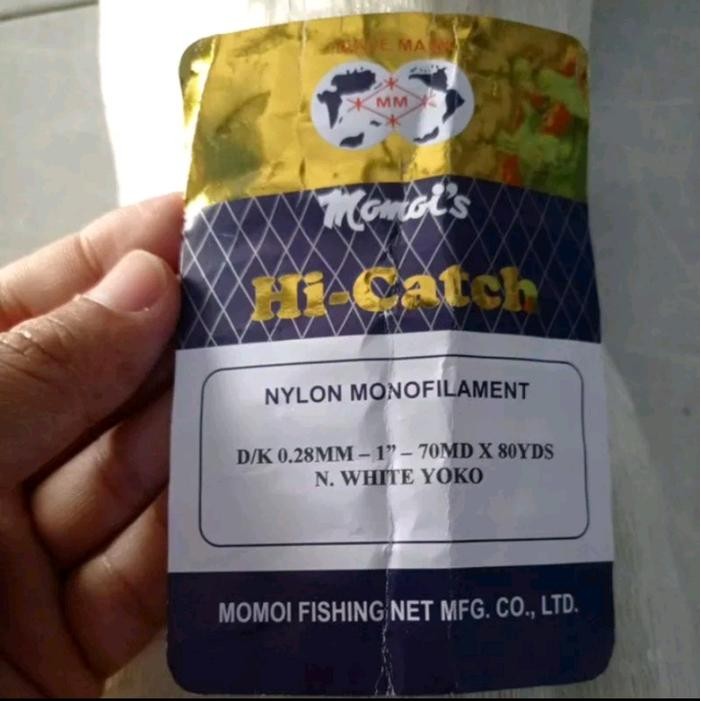 Jaring Ikan Momoi 1 Inchi 0.28 70Md/ 80Yds Yoko Jaring Momoi Jaring Ikan 1 Inchi